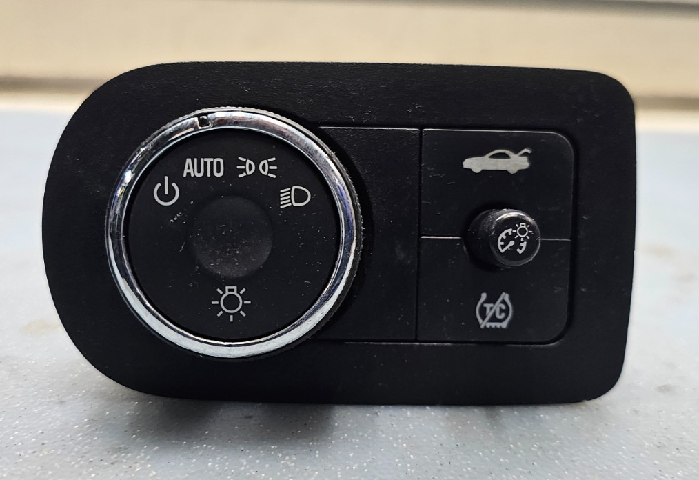 🔥06-12 CHEVROLET IMPALA DASH HEADLIGHT DIMMER TRUNK CONTROL SWITCH BLACK