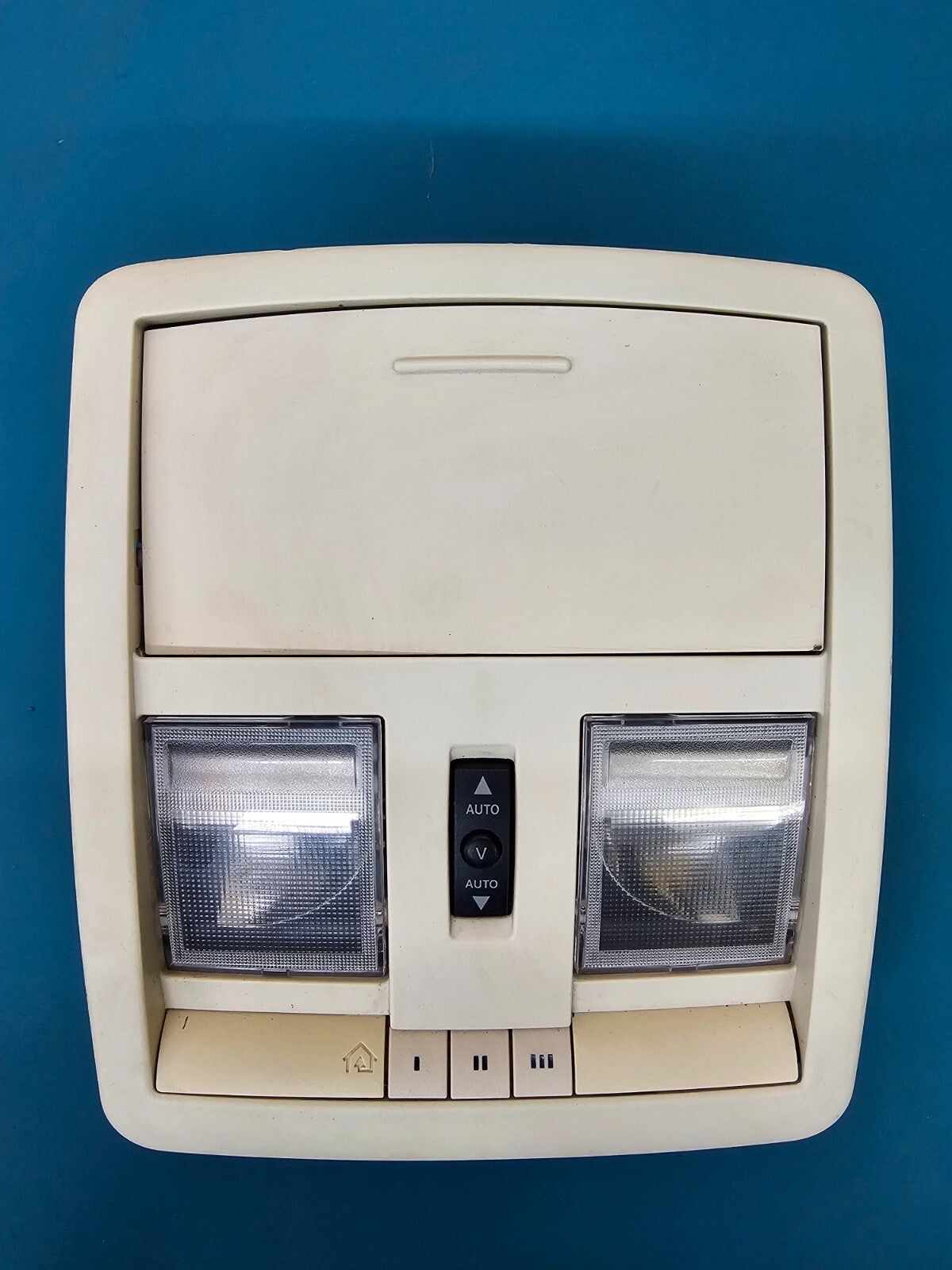 05-07 Dodge Charger 13-18 Challenger Overhead Console Dome Map Light Storage Tan