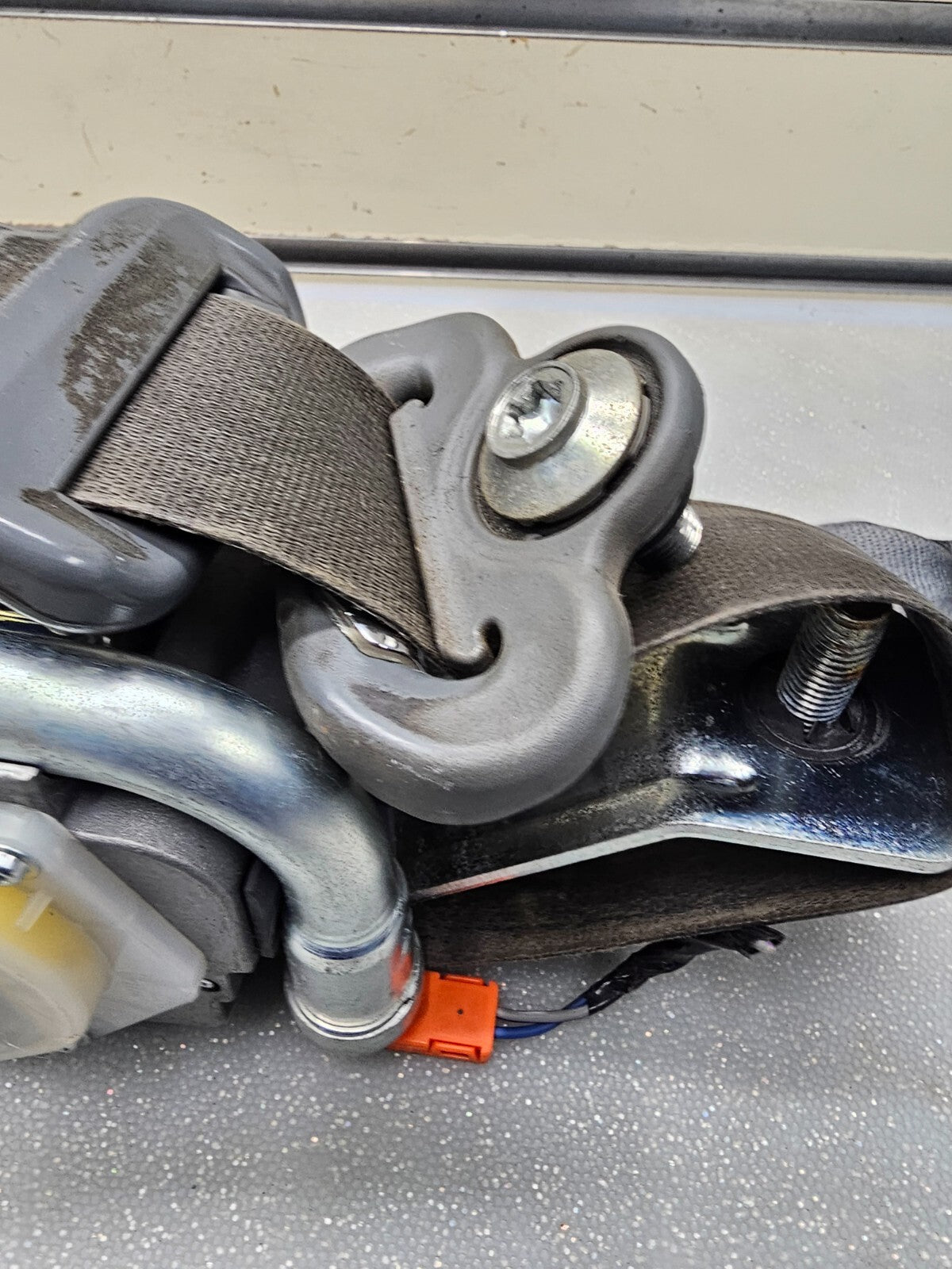 🔥09-14 Ford F 150 Front Left Driver Seat Belt Motorized Retractor Assembly Gray