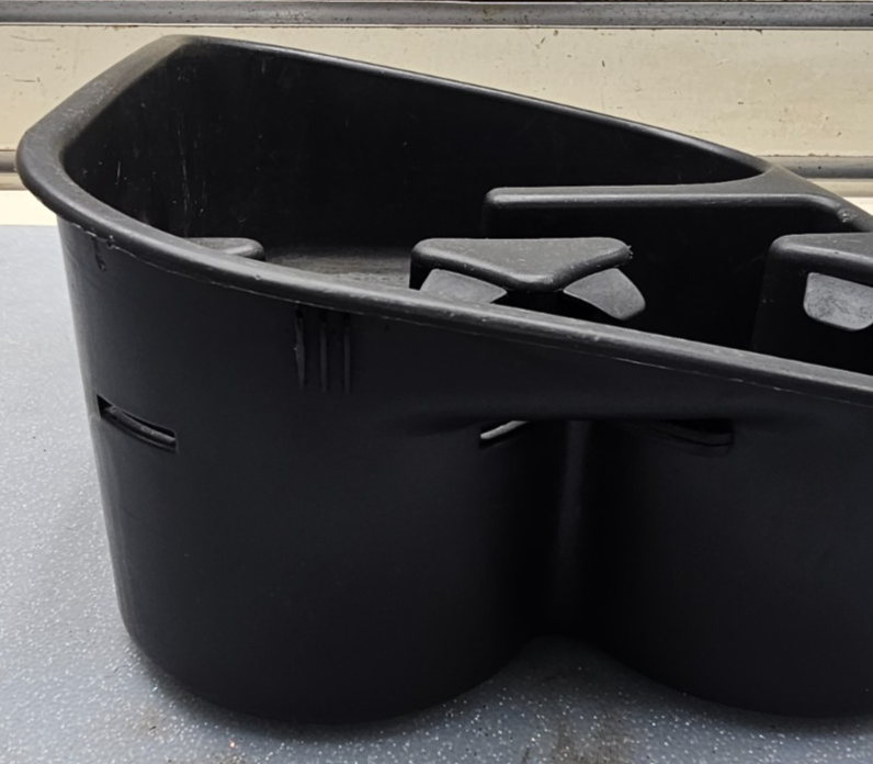 🔥03-06 CHEVY Silverado Tahoe Yukon Sierra Center Console Cup Drink Holder BLACK