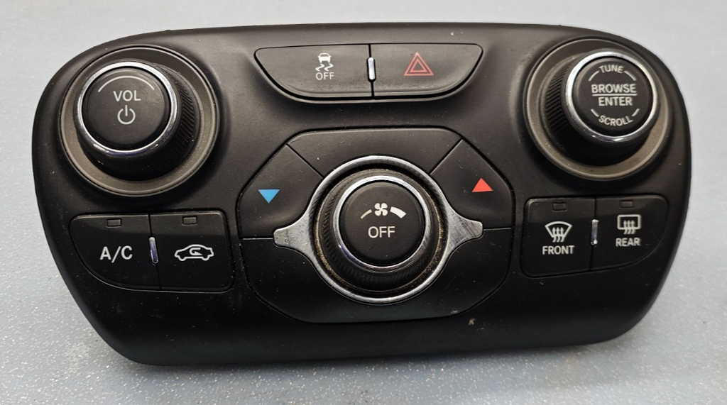 🔥13-16 DODGE DART Dash AC A/C HVAC Heater Temperature Climate Control Black