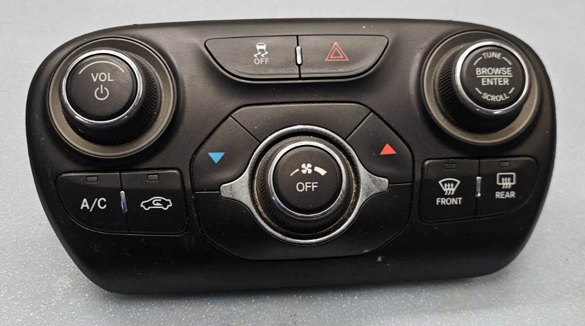 🔥13-16 DODGE DART Dash AC A/C HVAC Heater Temperature Climate Control Black