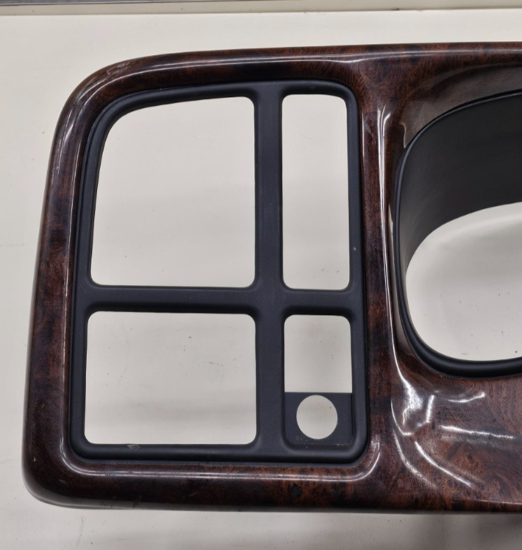 🔥99-02 Silverado Tahoe Instrument Cluster Speedometer Dash Panel Bezel WOOD C4