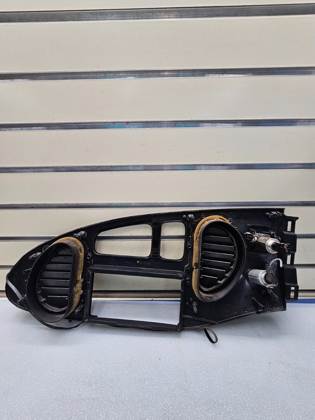 🔥97-03 Ford E-150 Econoline Dash Gauge Cluster Bezel Climate Radio Trim Black