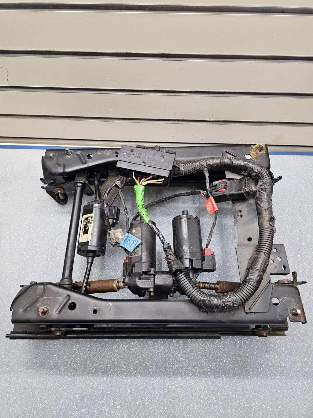 🔥99-04 Jeep Grand Cherokee WJ Driver Electric Power Seat Base Track NO Memory