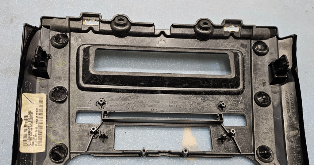 🔥 10-12 Ford Fusion Milan Climate Control Bezel Panel Trim Silver