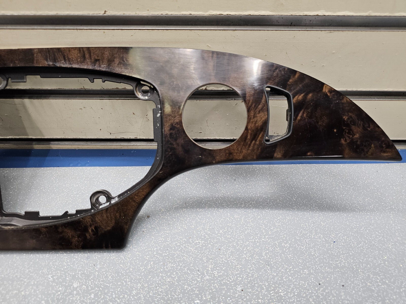 07-10 BMW 5 SERIES 525i 528i Xdrive CENTER CONSOLE SHIFTER BEZEL TRIM PANEL WOOD