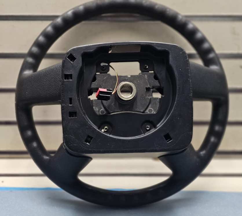 🔥2004-2008 Ford F-150 Leather Wrapped Steering Wheel OEM CONTROL SWITCH BLACK