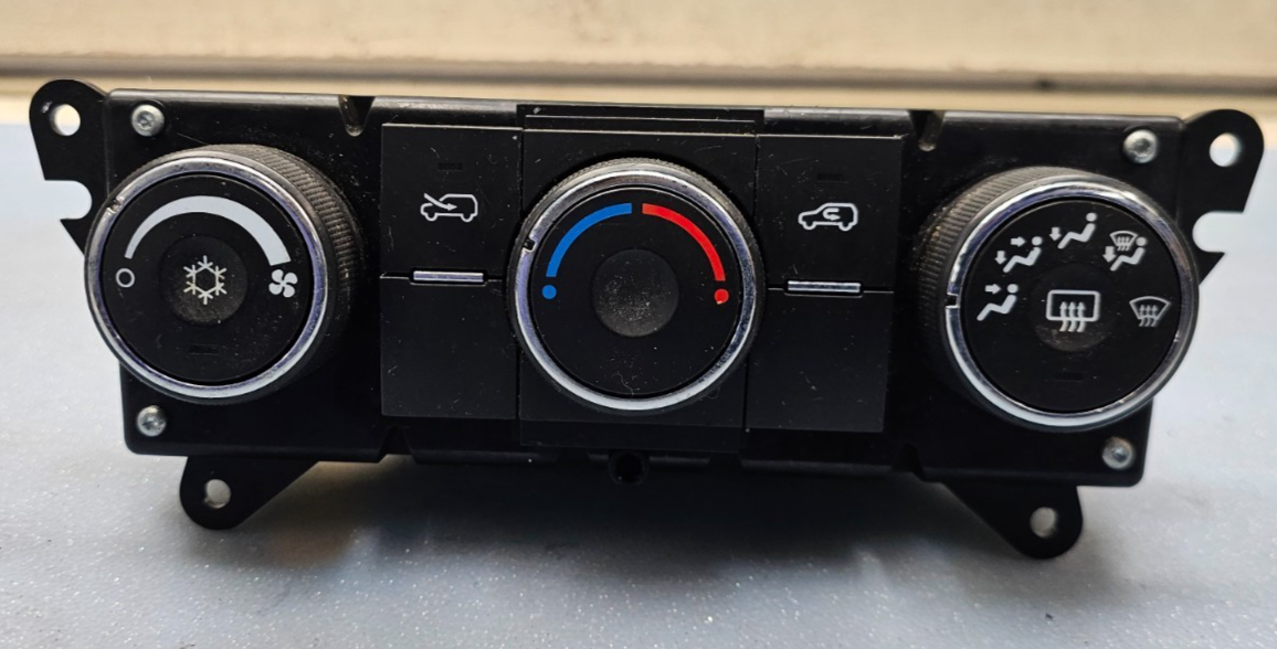 🔥08-10 Saturn Vue Dash HVAC AC Heater Temperature Climate Control Panel Black