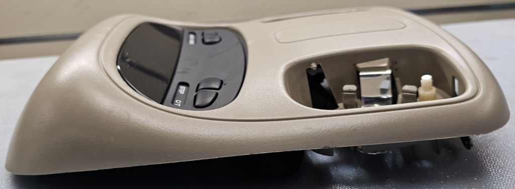 🔥02-05 RAM Overhead Console DOME Light Lamp Roof Storage Compartment TAN 05
