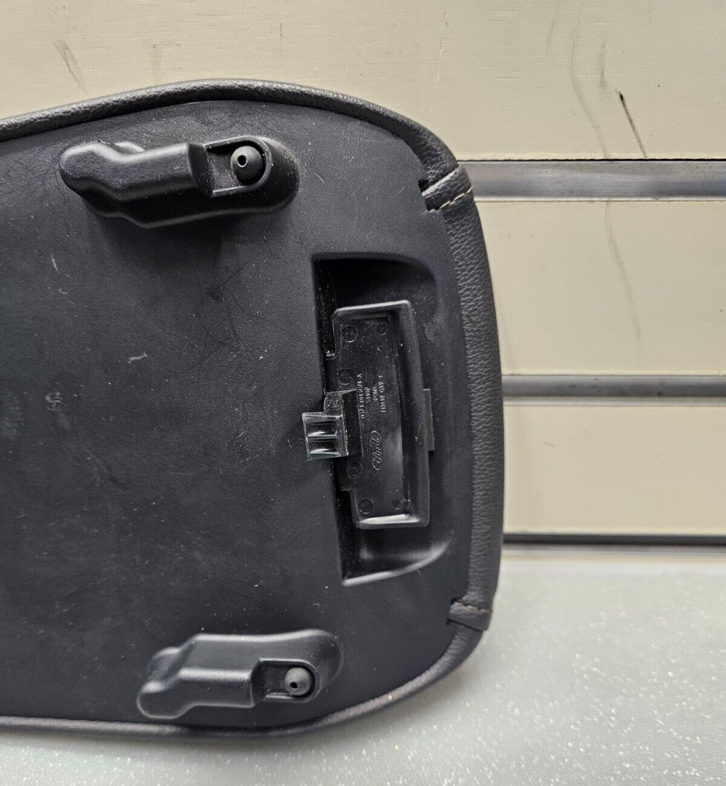 🔥13-16 Ford Fusion Front Center Console Lid Armrest Leather Cover Top Pad Black