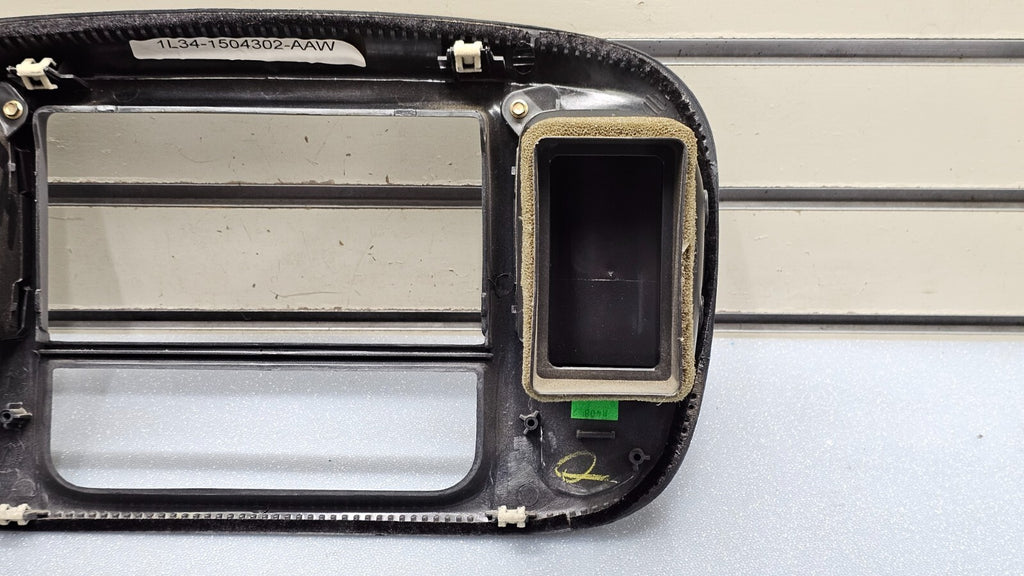 🔥97-03 Ford F150 Center Dash AM FM Radio Climate Trim Stereo BEZEL Panel Gray