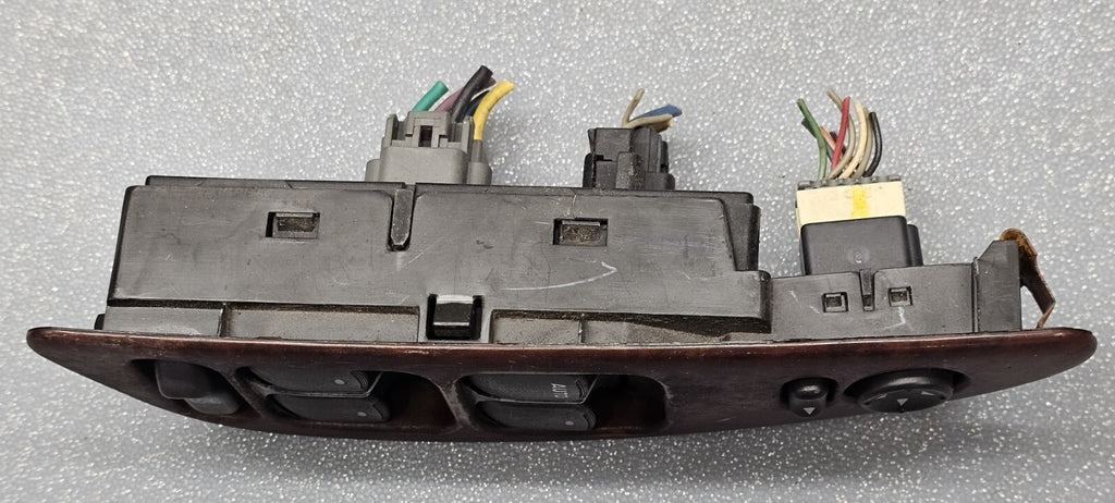 🔥04-07 MALIBU LEFT DRIVER MASTER POWER WINDOW DOOR CONTROL SWITCH ASSEMBLY WOOD