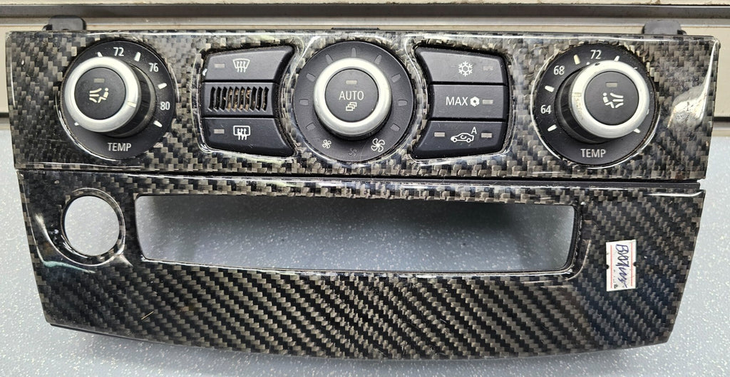 🔥08-10 BMW 5 SERIES AC HEATER TEMPERATURE CLIMATE CONTROL UNIT AIR CONDITIONER