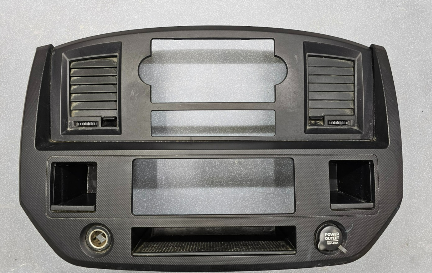 🔥06-08 Dodge RAM Dash RADIO Stereo Bezel Climate Trim Panel Black