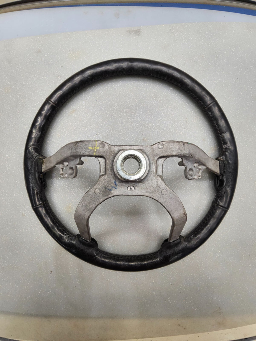 🔥2002-2007 Jeep Liberty Steering Wheel Leather Wrapped Factory Black