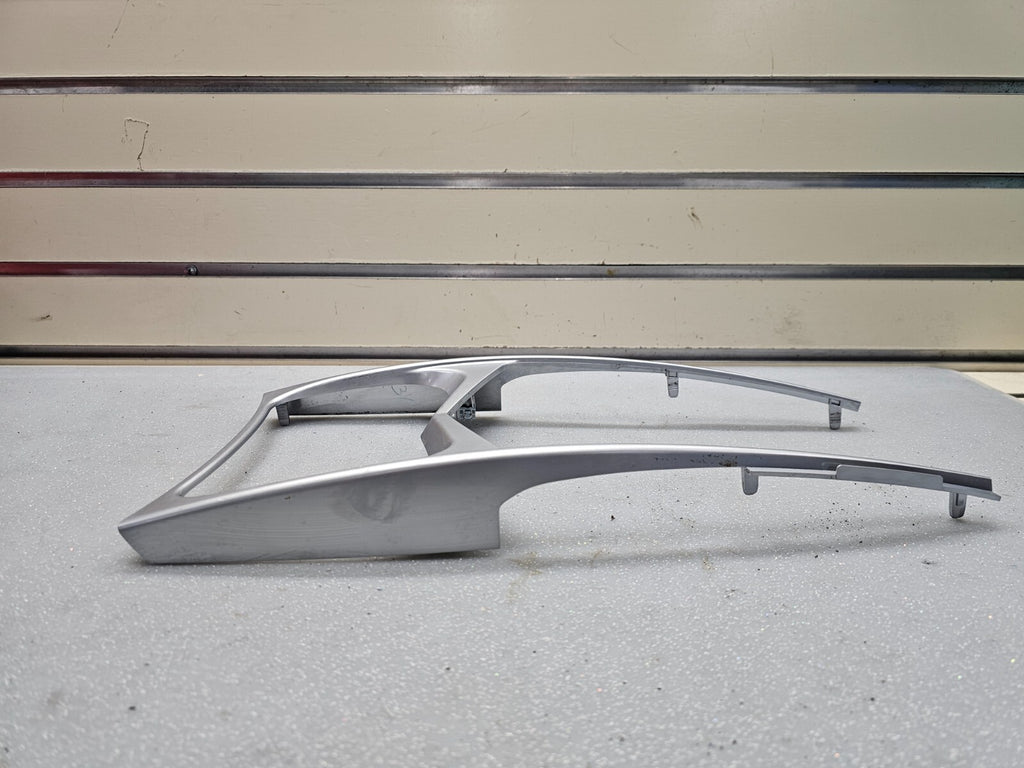 🔥10-16 CADILLAC SRX FRONT CENTER CONSOLE SHIFTER COVER TRIM BEZEL FRAME SILVER