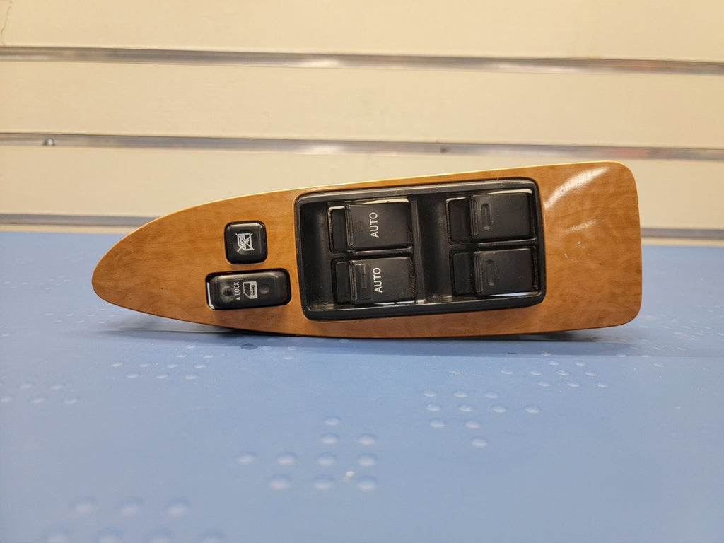 🔥05-09 Toyota Avalon Left Driver Master Door Power Window Switch Lock WOOD OEM