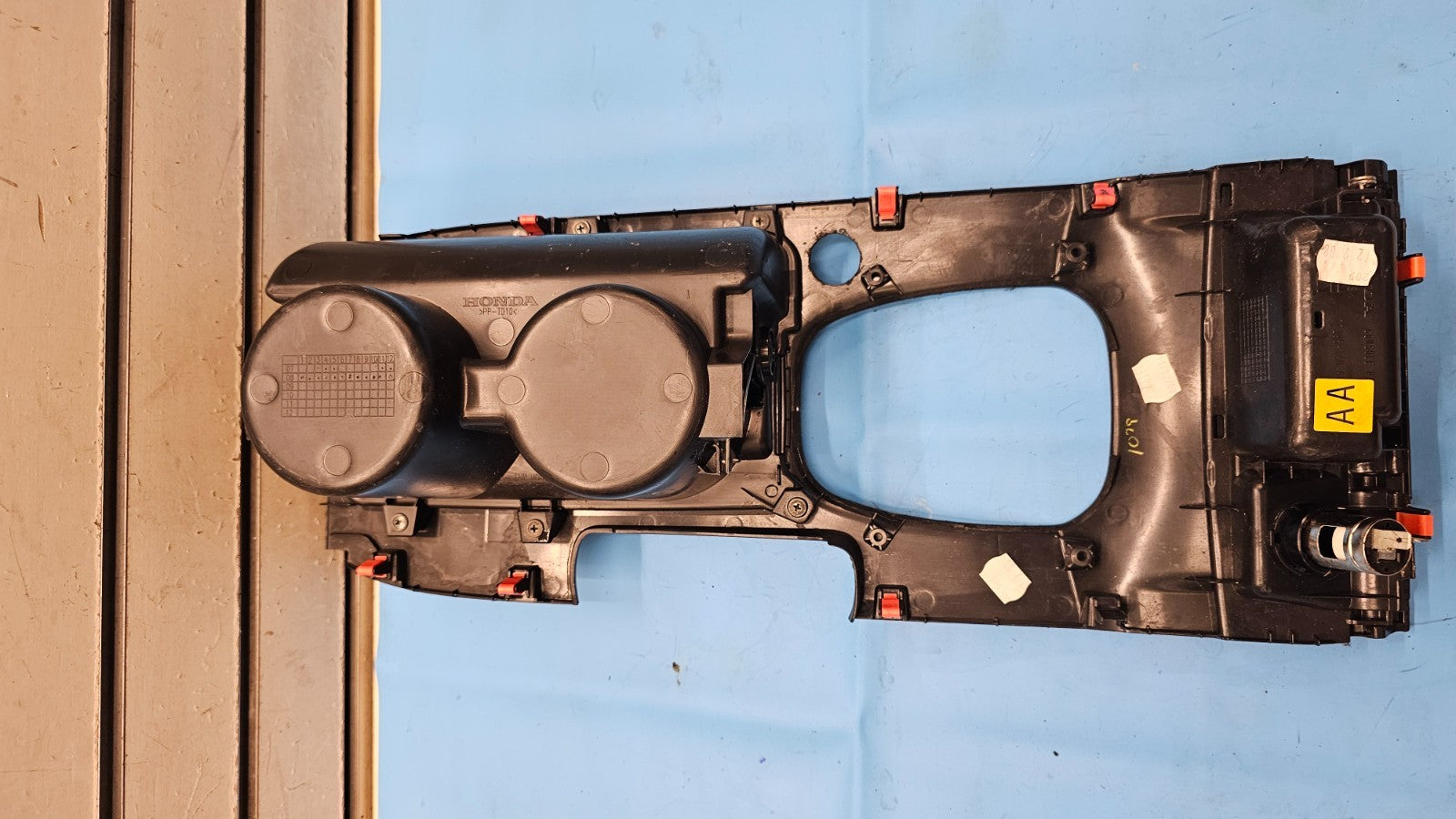 🔥08-12 Honda Accord Center Console Shifter Bezel Trim Cup Holder Black OEM