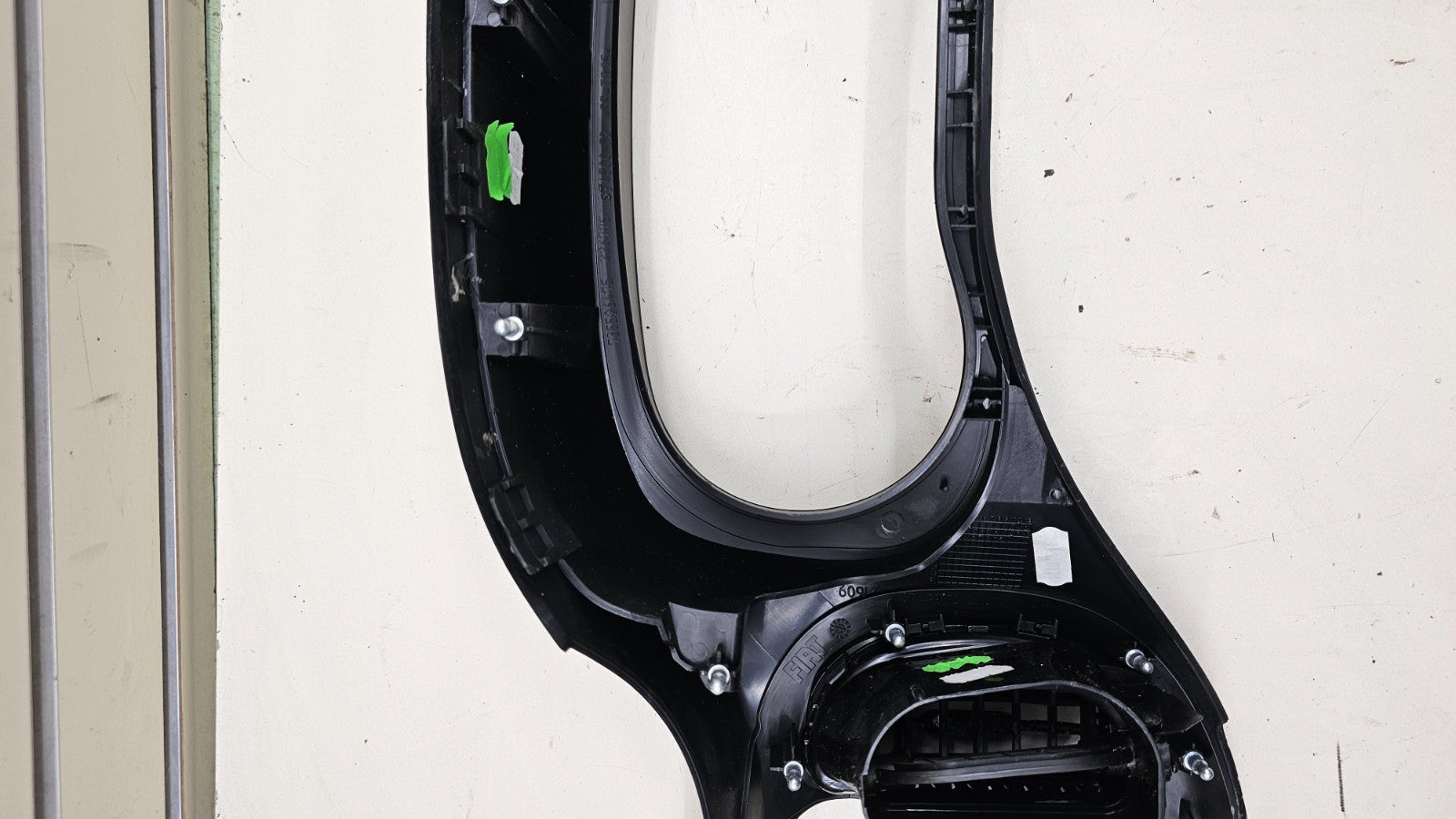 🔥14-17 Fiat 500L Dash Instrument Cluster Speedometer Tachometer Bezel Black