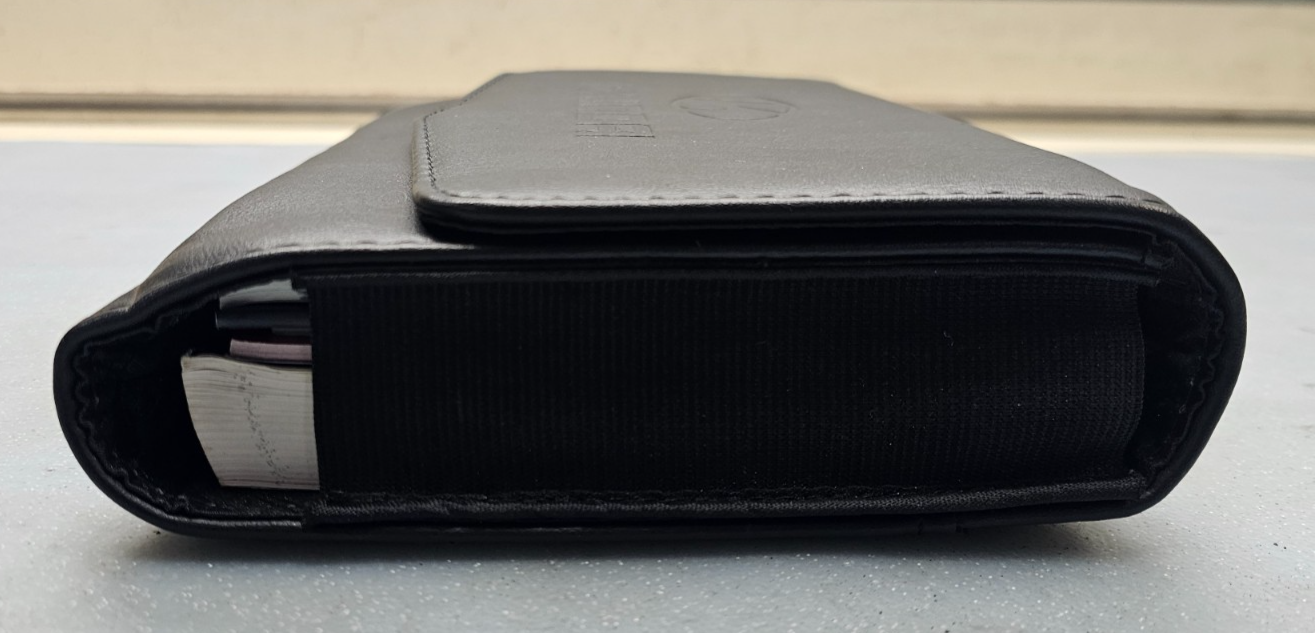 🔥2015 HYUNDAI SONATA Factory Owner’s Manual Handbook Leather Case OEM BLACK