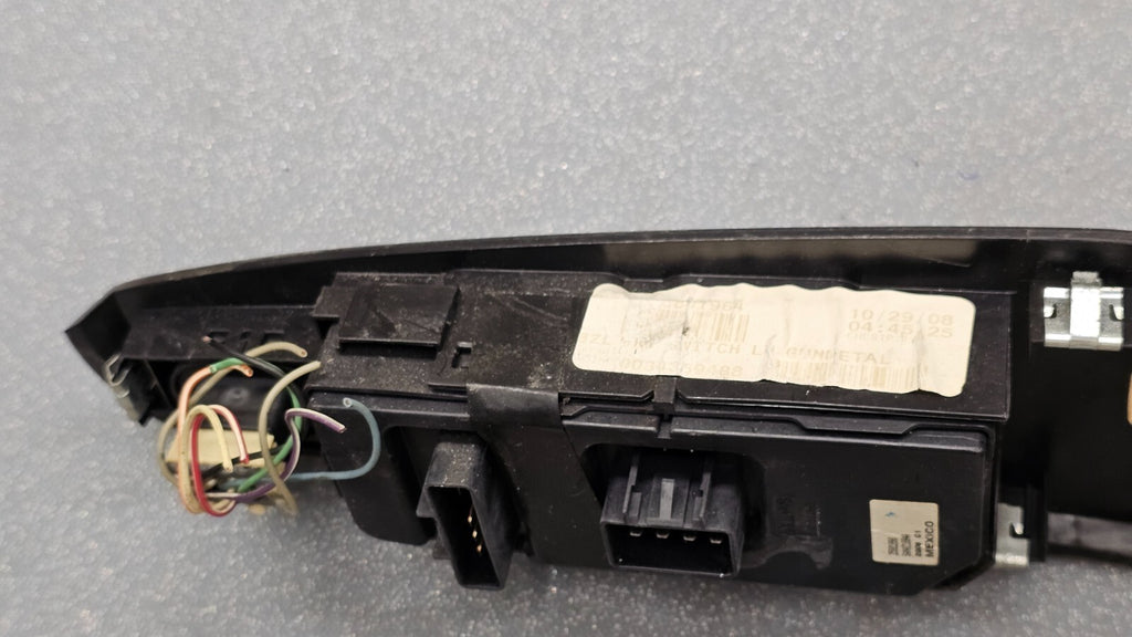 🔥05-08 Pontiac G6 Left Driver Master Power Door Window Switch Assembly SILVER