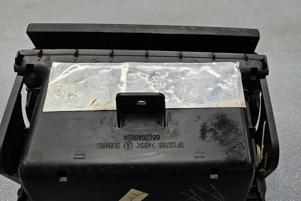 🔥05-09 Legacy Outback Center Dash Trim Bezel Cubby Pocket Storage Black OEM 31