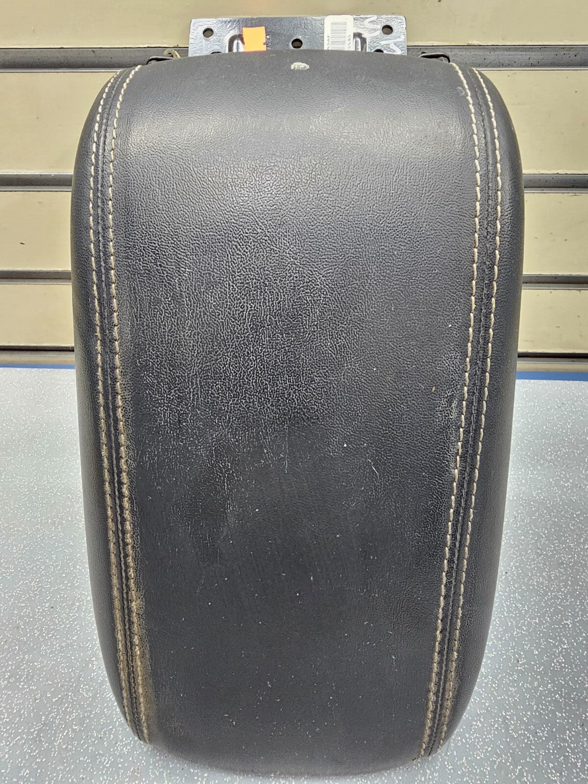 🔥13-16 DODGE DART CENTER CONSOLE ARM REST LID LEATHER BLACK TOP PAD COVER BLACK