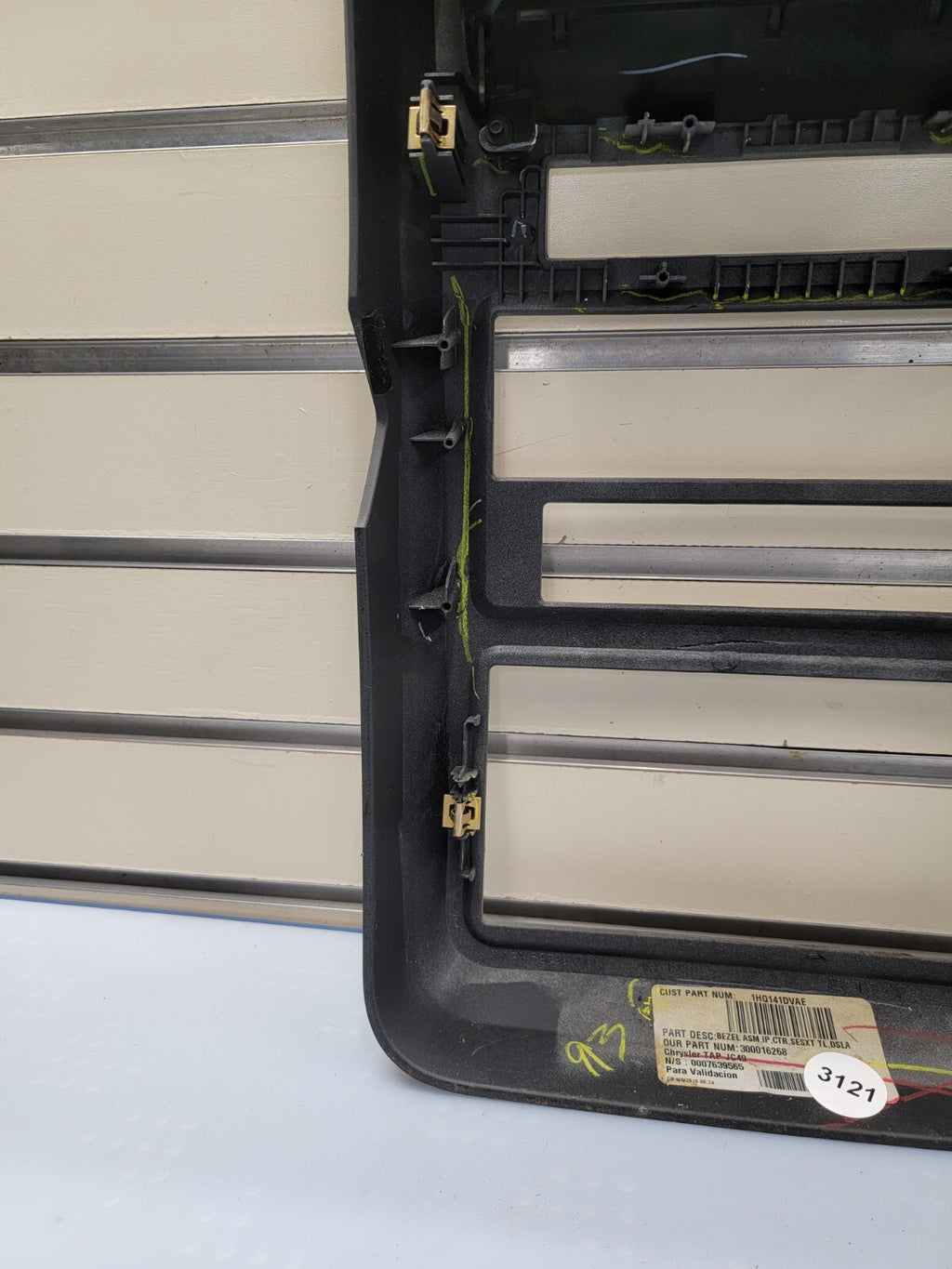 🔥09-10 DODGE JOURNEY Center DASH RADIO TRIM BEZEL Climate Vents OEM silver