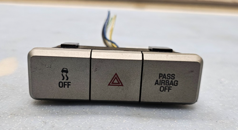 🔥07-10 Lincoln MKX Dash Traction Hazard Emergency Control Switch Silver