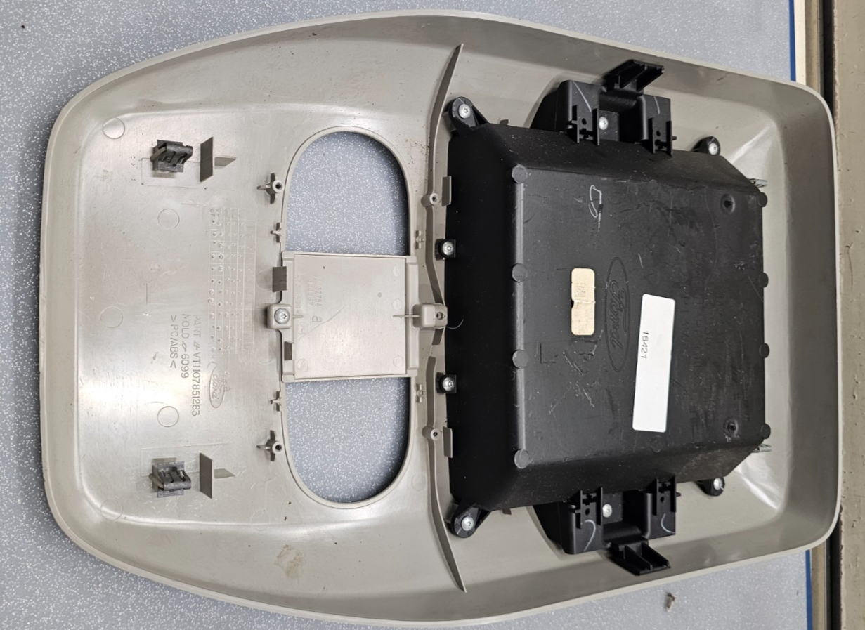 🔥04-08 Ford F-150 F150 Overhead Console DOME Light Lamp Roof🔴Storage Tan 09