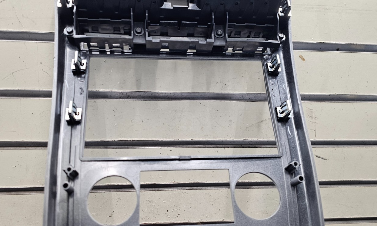 🔥07-09 Chevy Equinox Center Dash Radio Climate Bezel Surround Trim Silver
