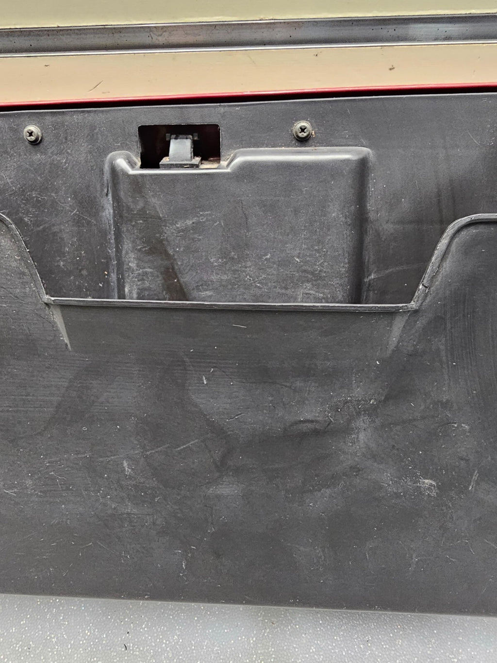 🔥1992-1996 ford F150 F250 F350 Bronco Dash Glove Box Glovebox Compartment RED