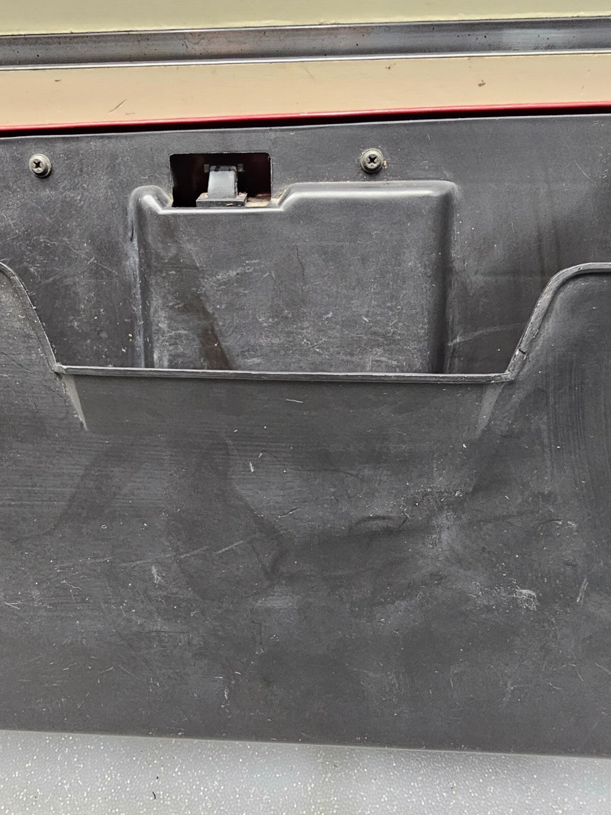 🔥1992-1996 ford F150 F250 F350 Bronco Dash Glove Box Glovebox Compartment RED
