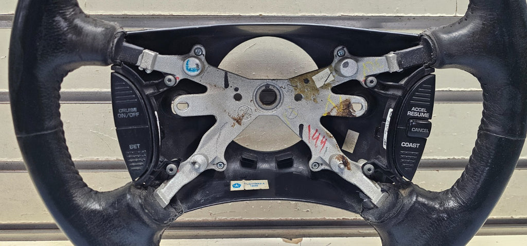 🔥2001-2003 DODGE DAKOTA RAM VAN 1500 2500 3500 Steering Wheel Black OEM
