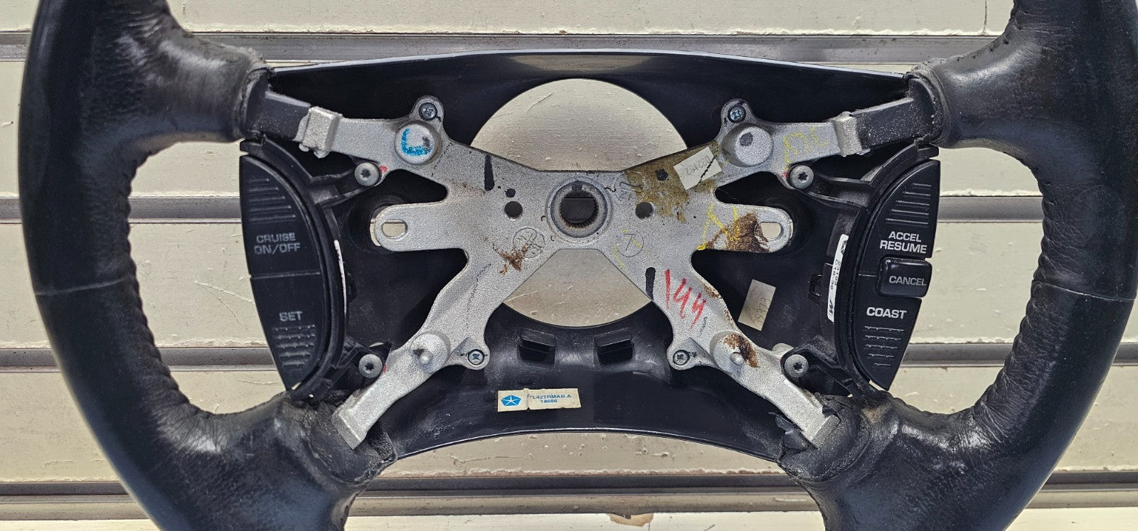 🔥2001-2003 DODGE DAKOTA RAM VAN 1500 2500 3500 Steering Wheel Black OEM