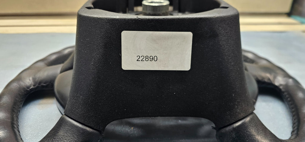 🔥02-05 Explorer Left Driver Steering Column Wheel Leather Cuise Assembly Black