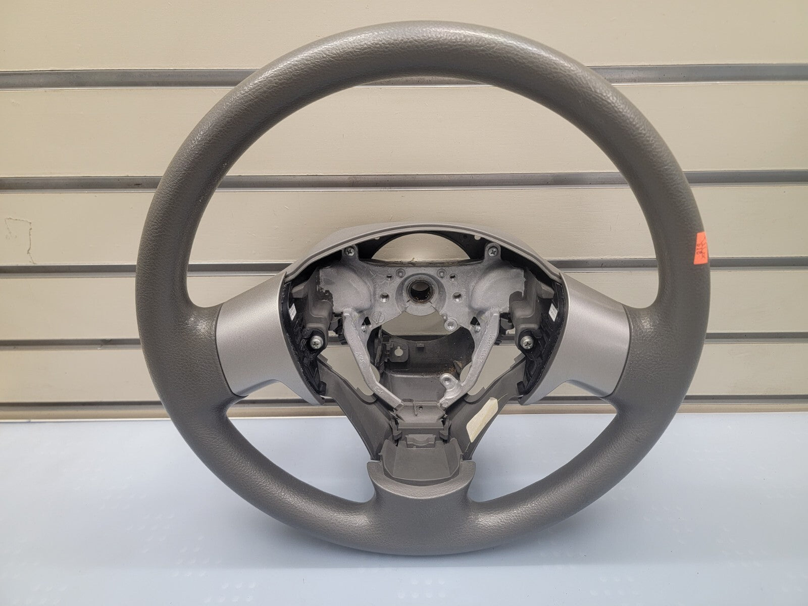 🔥09-13 TOYOTA MATRIX COROLLA FRONT STEERING COLUMN WHEEL ASSEMBLY GRAY LEATHER
