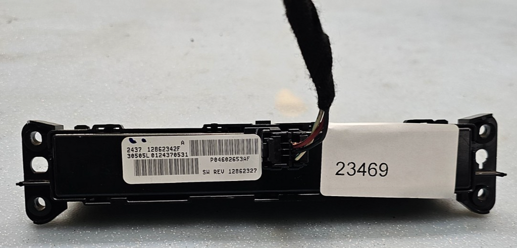 🔥06-08  CHRYSLER PT CRUISER CENTER DASH HAZARD DEFROST CONTROL SWITCH BLACK