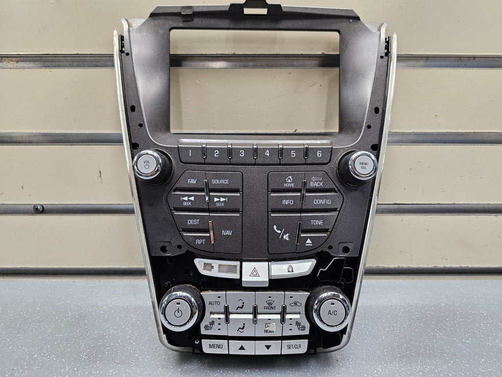 🔥12-15 Equinox Terrain Dash AM FM Radio Stereo Climate Control Trim Panel Bezel