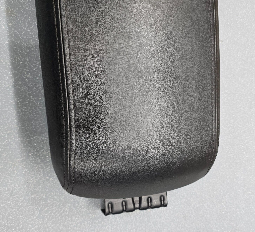 07-10 Lincoln MKX Console Lid Pull Cover Top Pad Leather Arm Rest Assembly Black
