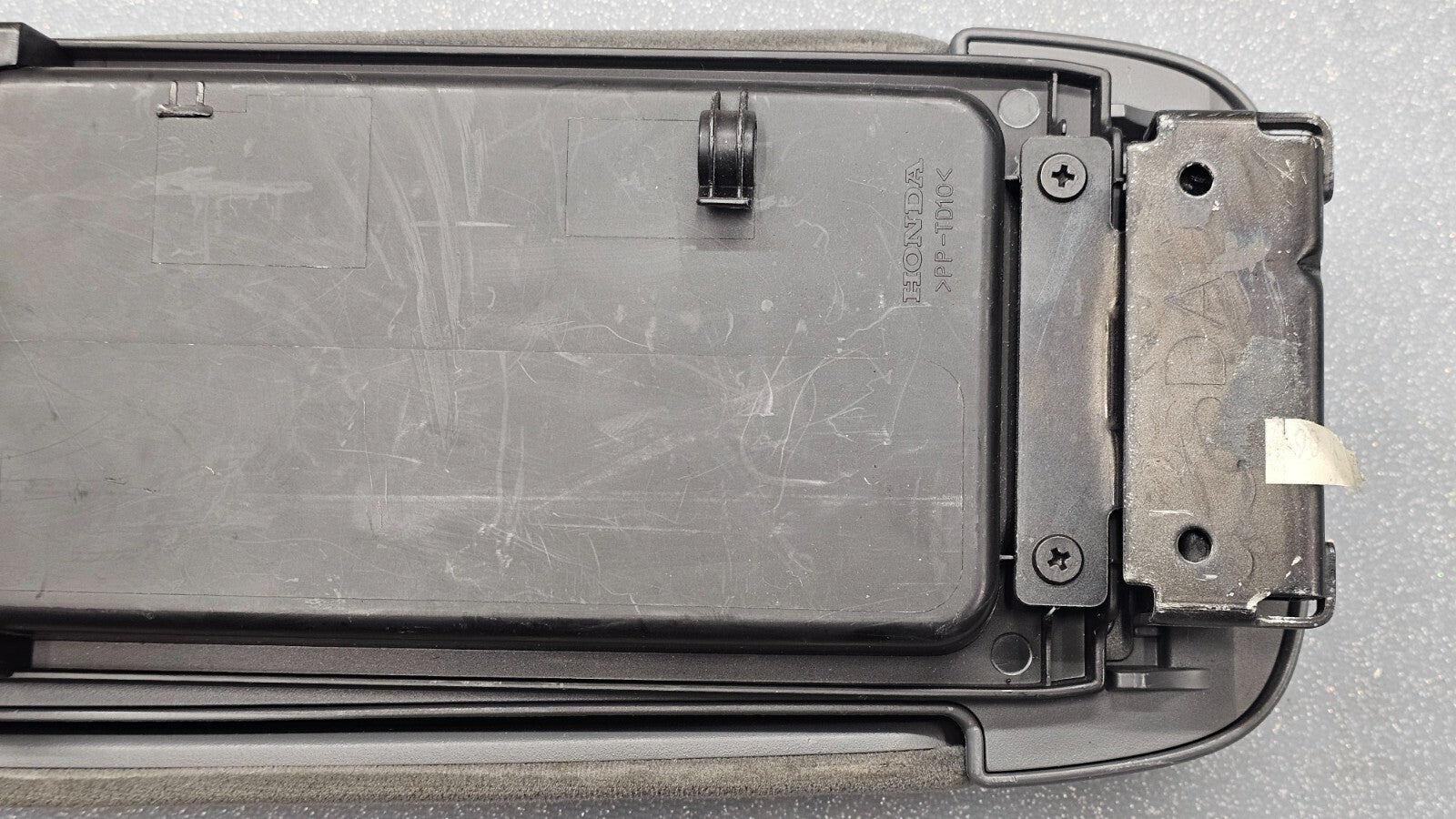 🔥03-07 Honda ACCORD Acura TSX Center Console Armrest Storage Lid CLOTH GRAY L22