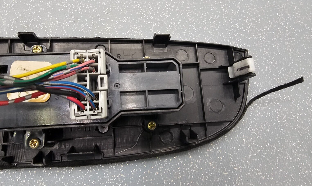 🔥03-07 Accord Coupe Right Passenger Window Power Switch Bezel Assembly Black