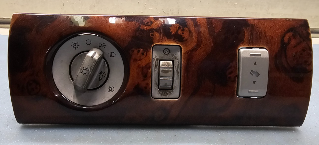 🔥03-06 Lincoln Aviator Dash Headlight Headlamp Head Light Control Switch Wood 