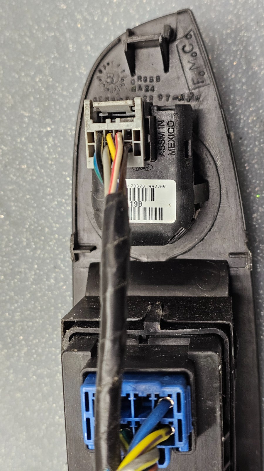 🔥08-10 Explorer F250 F350 Left Driver Master Power Door Window Switch Black