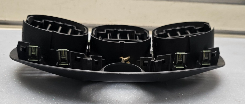 🔥98-04 Chrysler 300M Front Center Dash Air A/C Air Heater Vent W/ Clock Gray