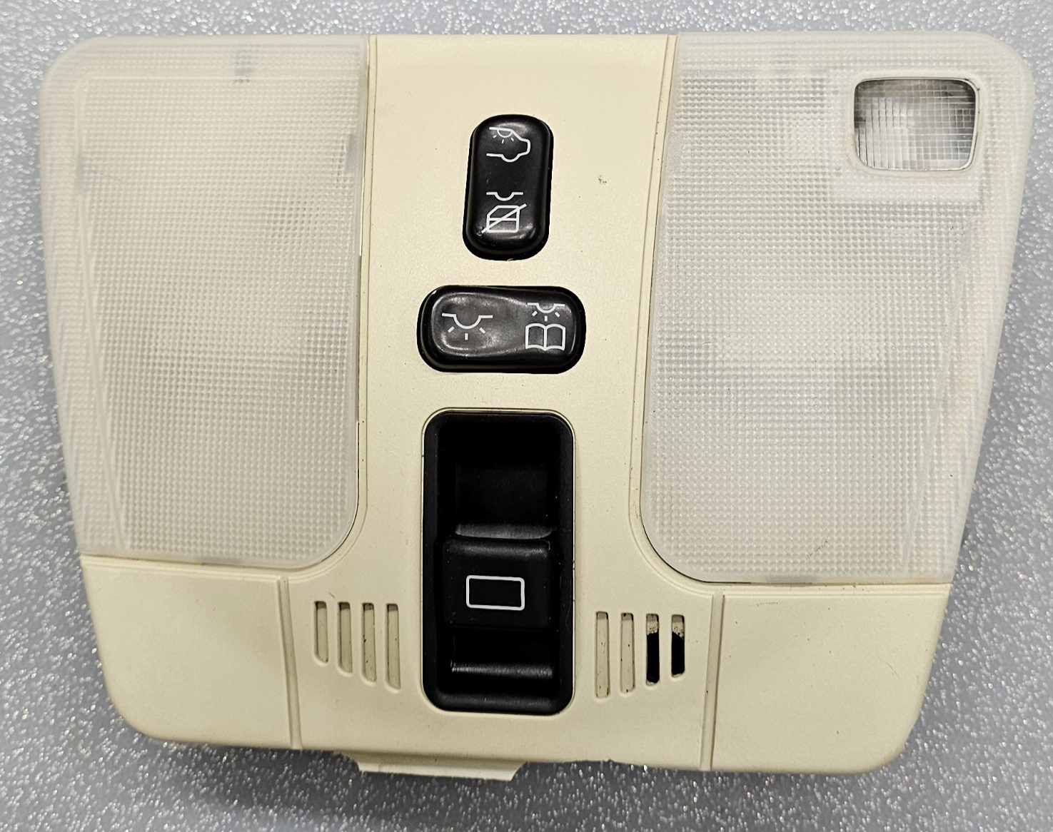 🔥95-97 A16 Mercedes Benz E300 E320 E420 W210 FRONT DOME LIGHT LAMP OEM Tan
