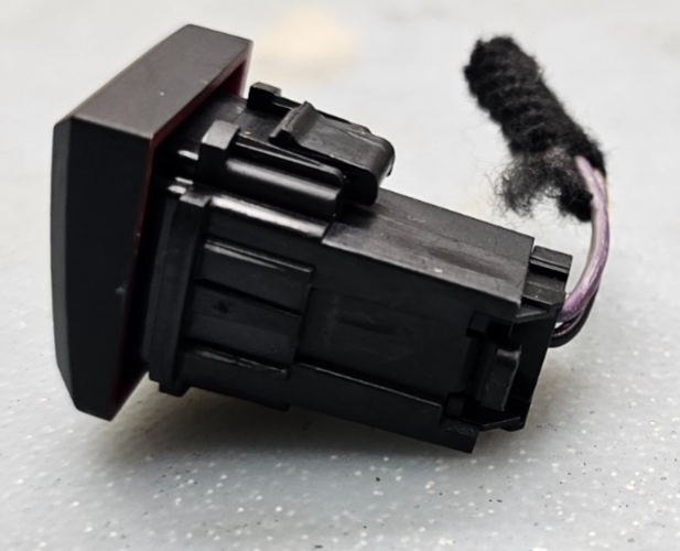 🔥10-12 Ford Fusion Milan Emergency Hazard Warning Light Flasher Switch BLACK