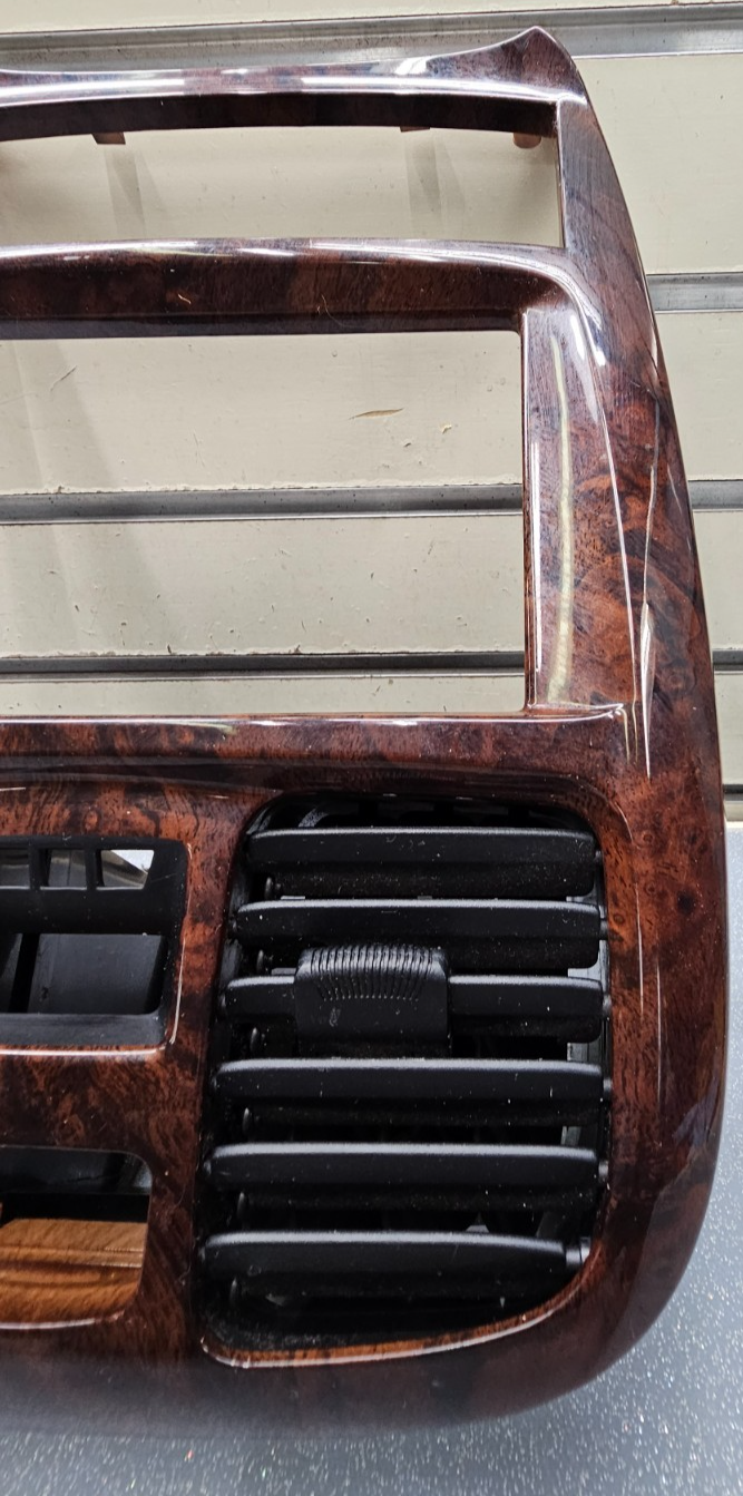 🔥02-05 HYUNDAI SONATA CLIMATE WOOD AC CLIMATE CONTROL SWITCH BEZEL RADIO WOOD