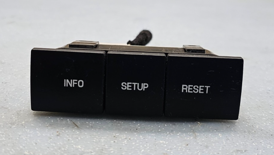 🔥06-17 Expedition Milan INFO SETUP RESET Dash Control Memory Switch BLACK